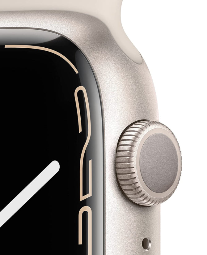 (New Open Box) Apple Watch Series 7 GPS Aluminum Case 41mm or 45mm with Starlight Sport Band (Model A2473) - Super Savings Technologies Co.,LTD (New Open Box) Apple Watch Series 7 GPS Aluminum Case 41mm or 45mm with Starlight Sport Band (Model A2473) - Super Savings Technologies Co.,LTD